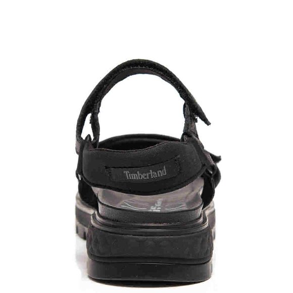 Timberland Black Leather Ray City Ankle Strap Sandals Shoes Flats Multi Size NEW - Picture 4 of 9